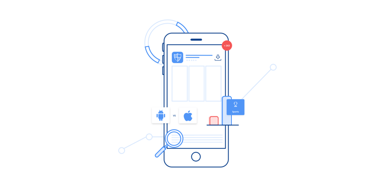 Illustration of app data