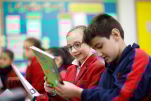 The McDonald College - students reading